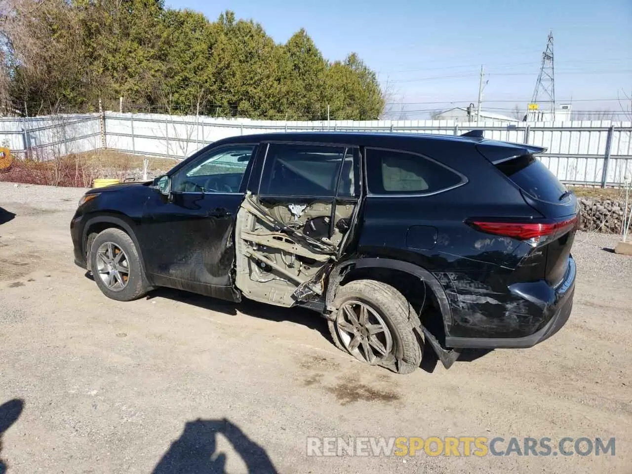 2 Photograph of a damaged car 5TDZZRAHXMS035122 TOYOTA HIGHLANDER 2021