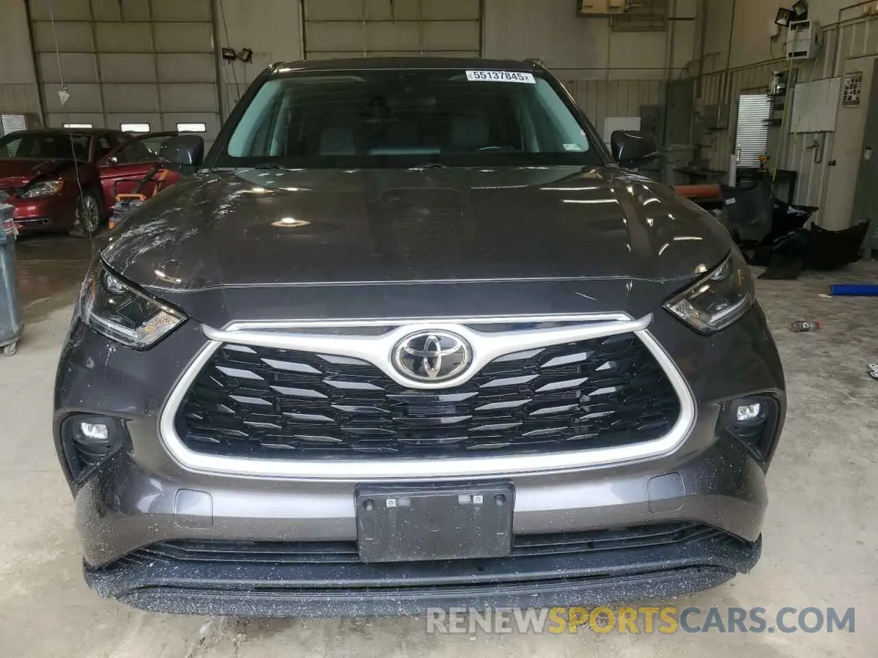 5 Photograph of a damaged car 5TDZZRAHXMS066838 TOYOTA HIGHLANDER 2021