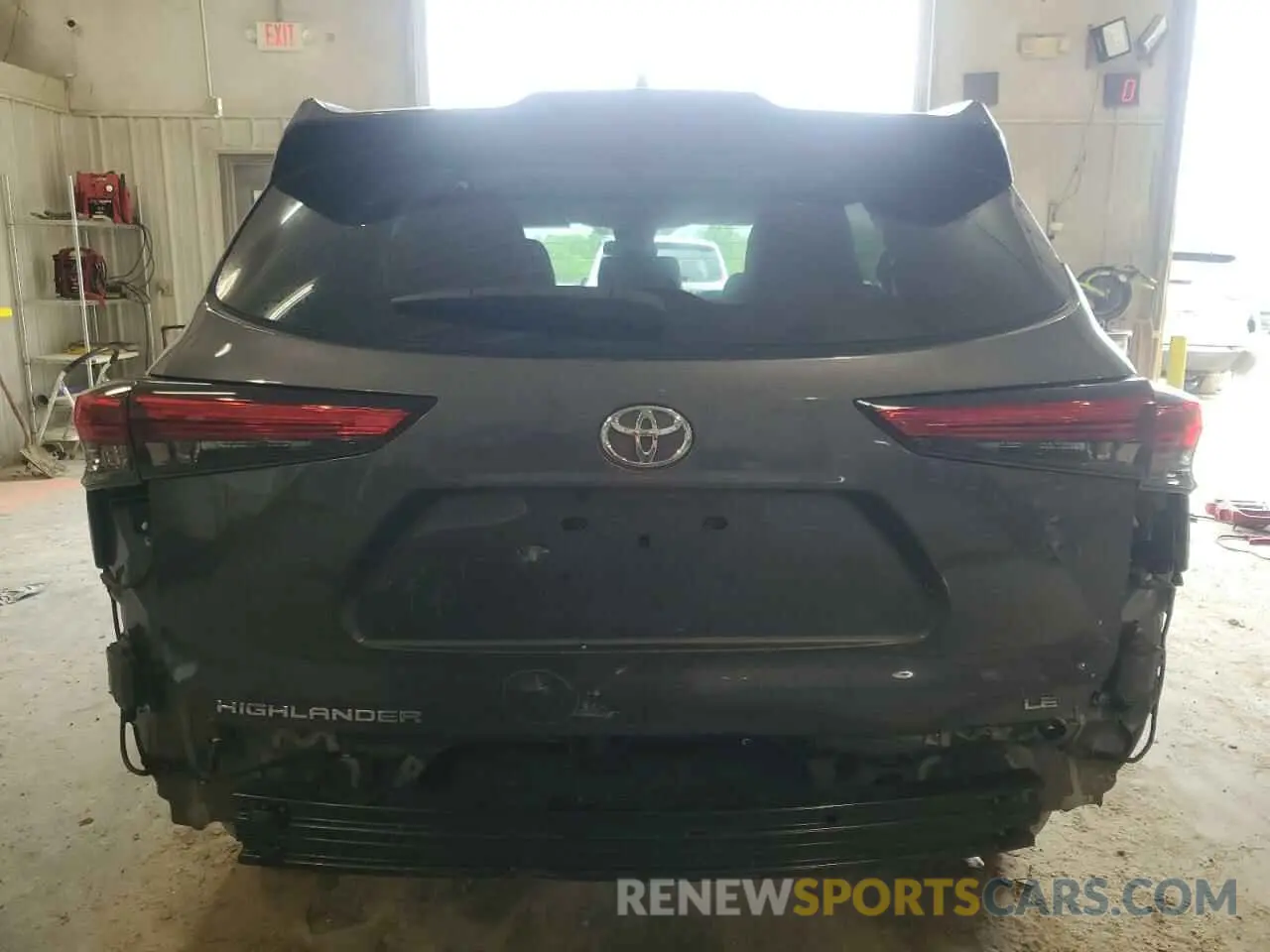 6 Photograph of a damaged car 5TDZZRAHXMS066838 TOYOTA HIGHLANDER 2021