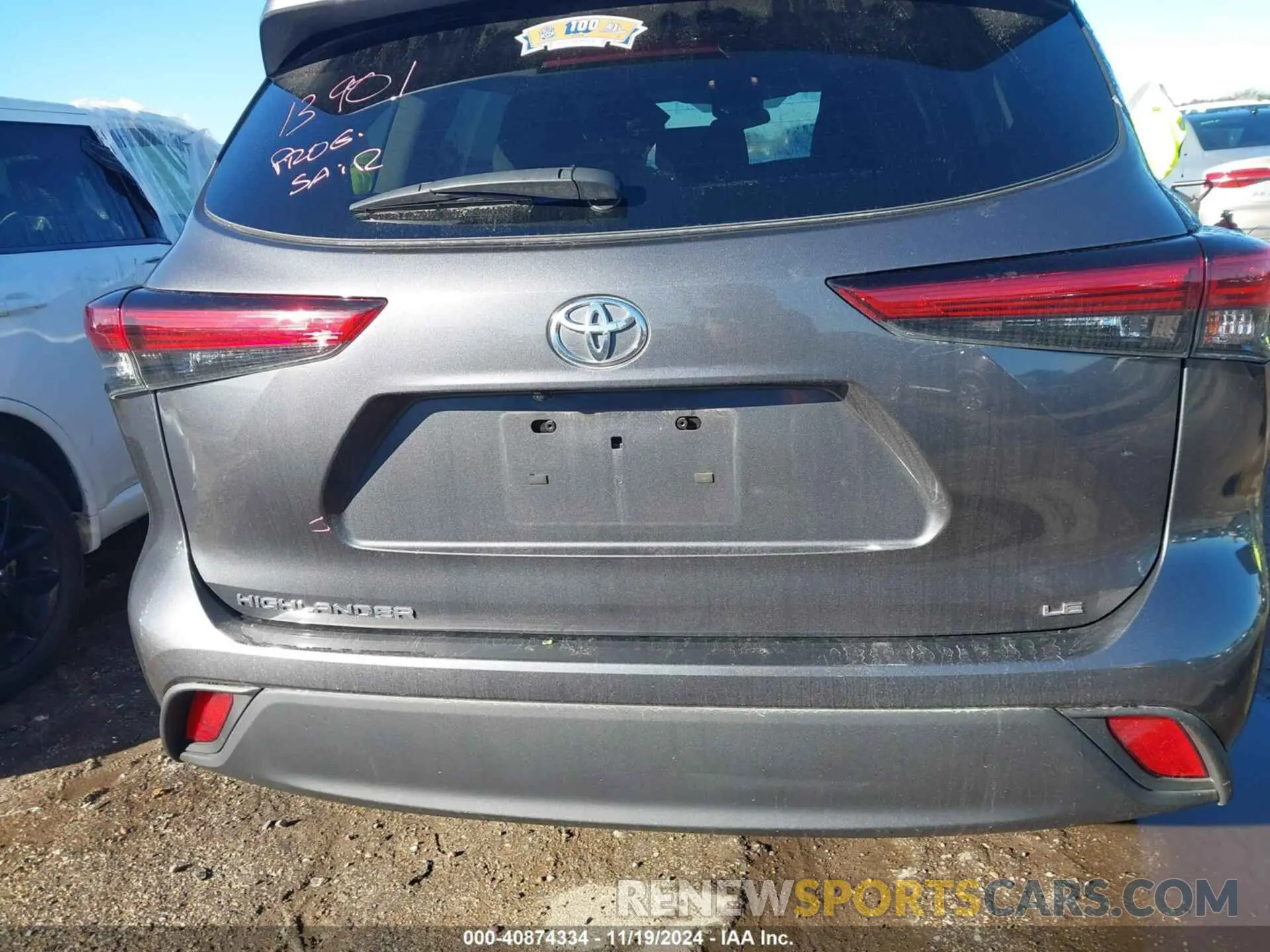15 Фотография поврежденного автомобиля 5TDZZRAHXMS517086 TOYOTA HIGHLANDER 2021