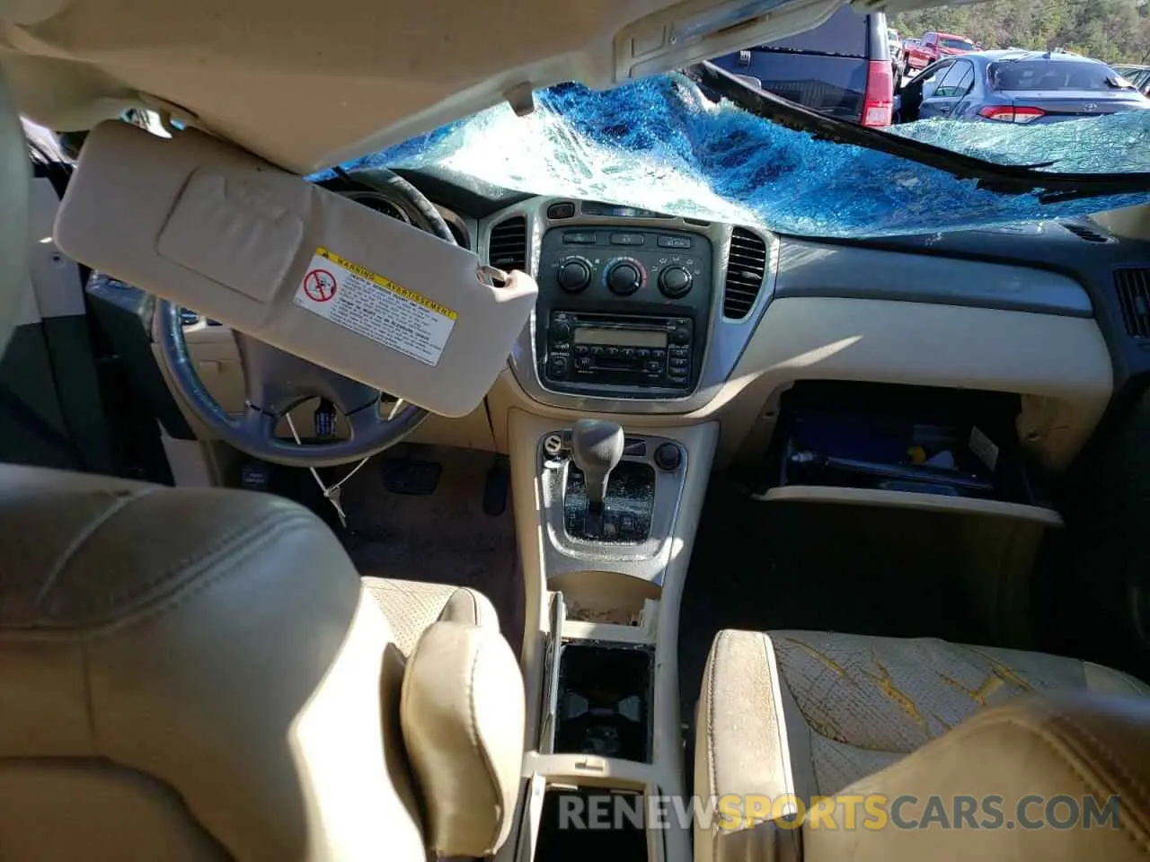 8 Фотография поврежденного автомобиля JTEGF21AX30094498 TOYOTA HIGHLANDER 2021