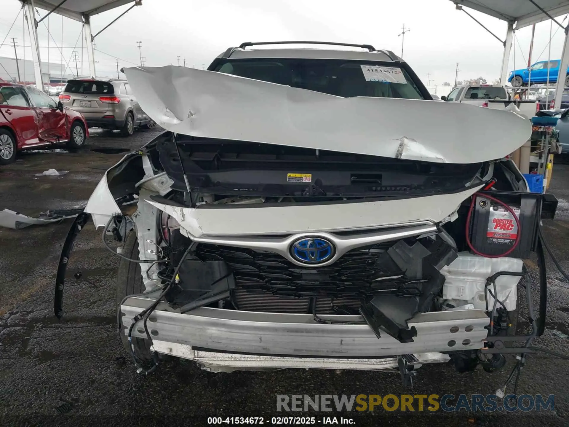 6 Photograph of a damaged car 5TDAARAH3NS512317 TOYOTA HIGHLANDER 2022