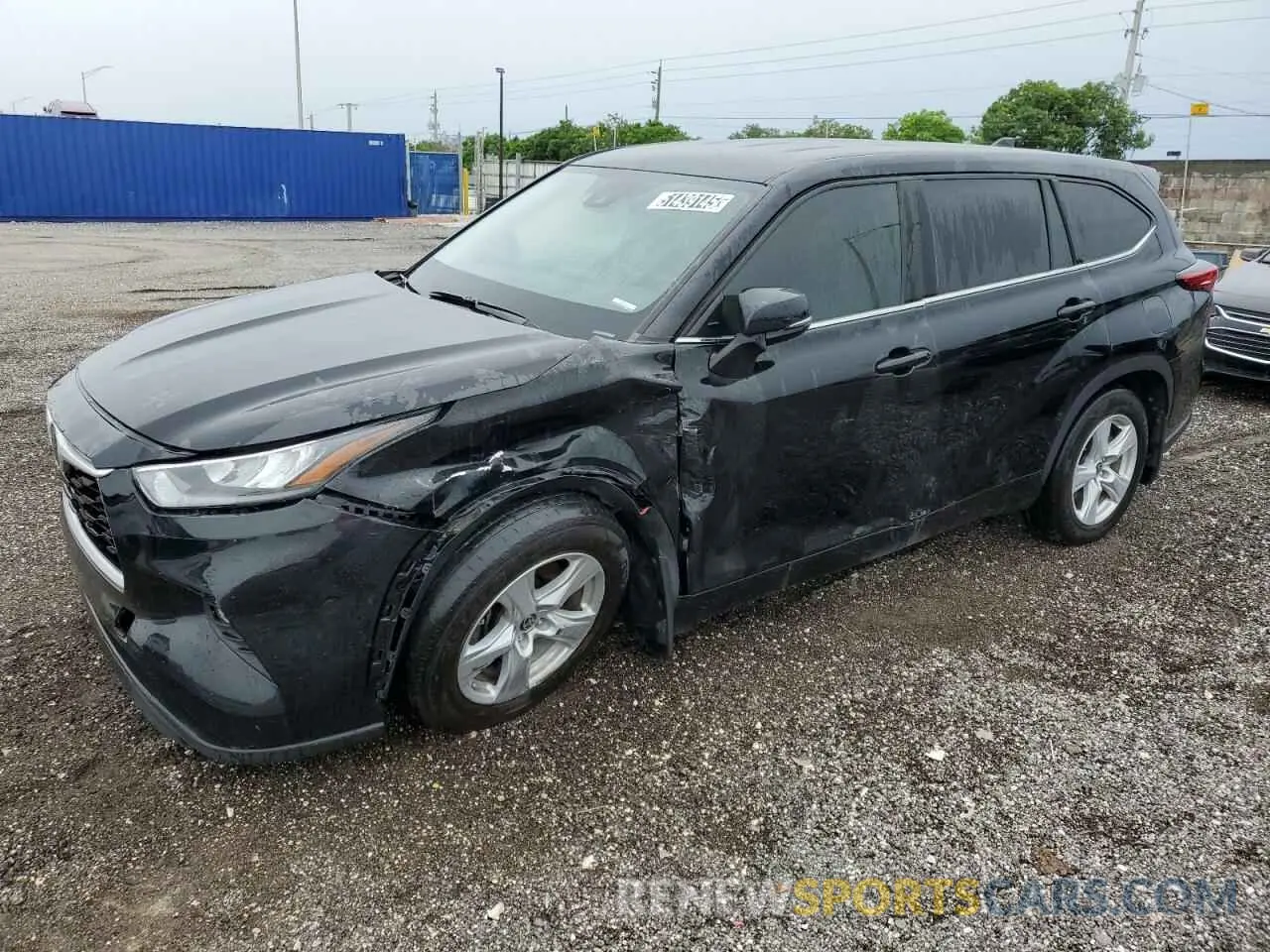 1 Фотография поврежденного автомобиля 5TDBZRBH2NS181130 TOYOTA HIGHLANDER 2022