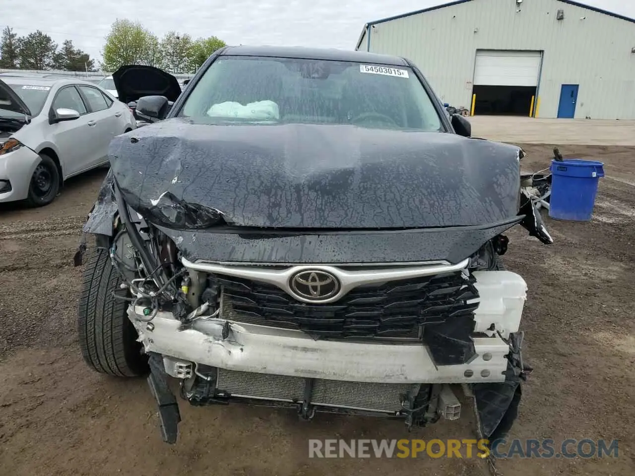5 Photograph of a damaged car 5TDBZRBH3NS204463 TOYOTA HIGHLANDER 2022
