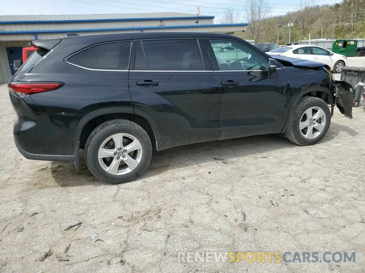 3 Фотография поврежденного автомобиля 5TDBZRBH6NS595835 TOYOTA HIGHLANDER 2022