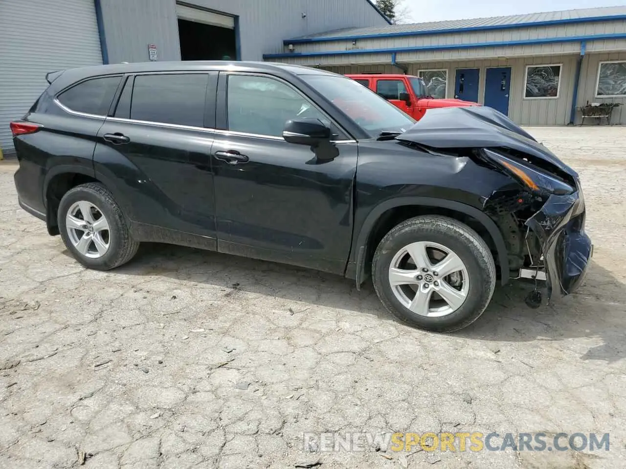 4 Фотография поврежденного автомобиля 5TDBZRBH6NS595835 TOYOTA HIGHLANDER 2022