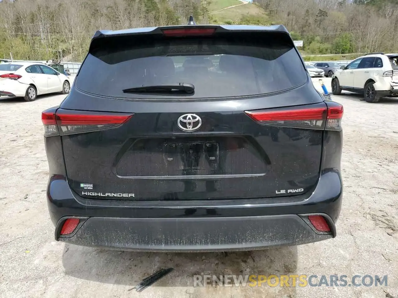 6 Фотография поврежденного автомобиля 5TDBZRBH6NS595835 TOYOTA HIGHLANDER 2022