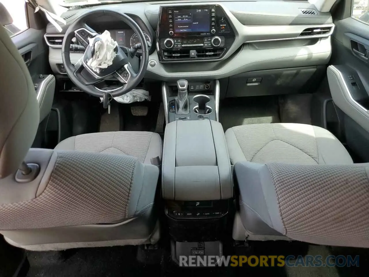 8 Фотография поврежденного автомобиля 5TDBZRBH6NS595835 TOYOTA HIGHLANDER 2022