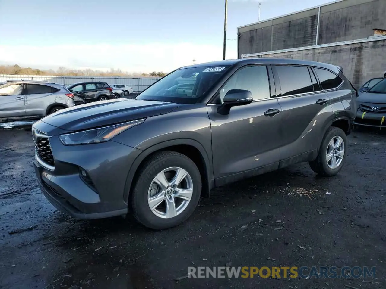 1 Фотография поврежденного автомобиля 5TDBZRBH8NS240231 TOYOTA HIGHLANDER 2022