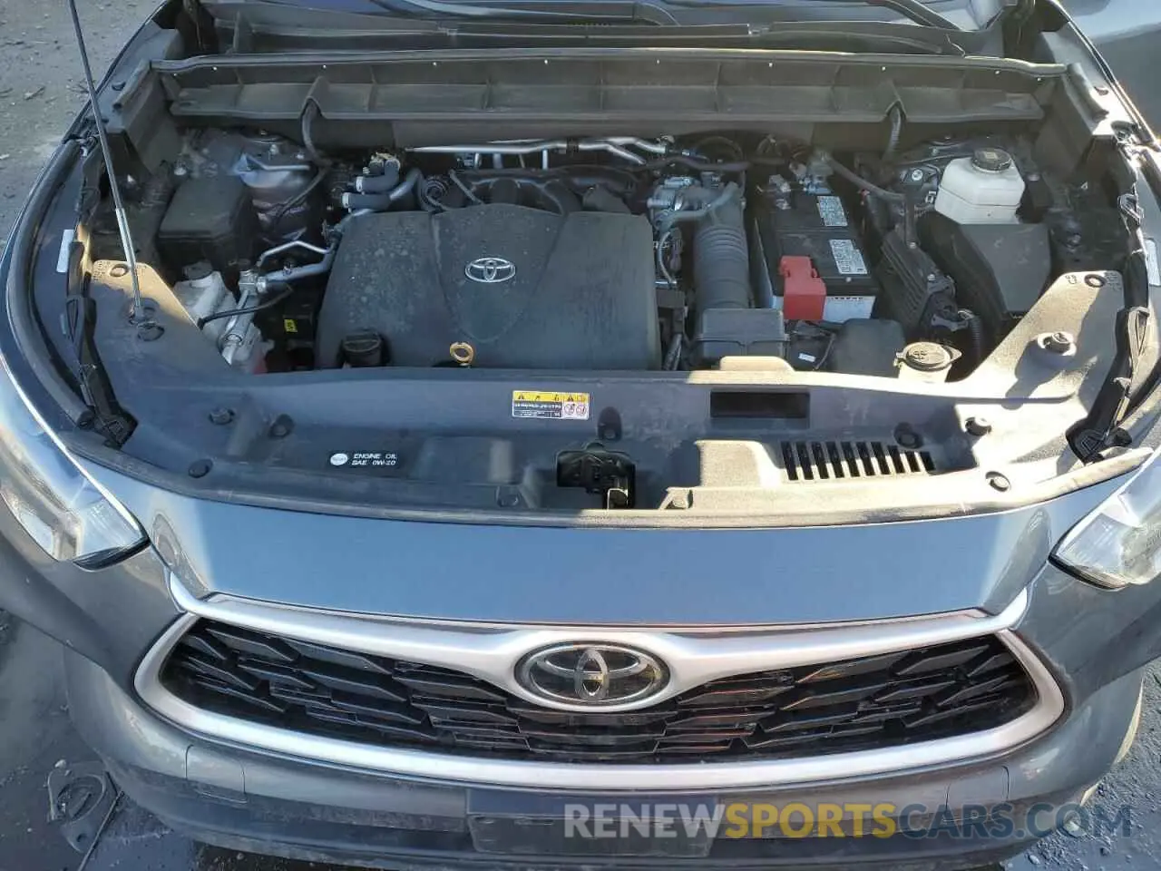 12 Фотография поврежденного автомобиля 5TDBZRBH8NS240231 TOYOTA HIGHLANDER 2022