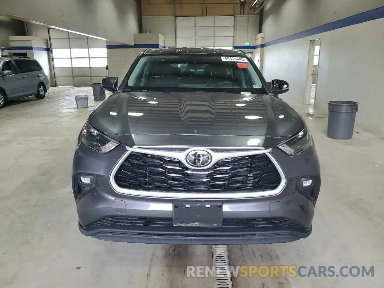 5 Фотография поврежденного автомобиля 5TDBZRBH8NS596792 TOYOTA HIGHLANDER 2022
