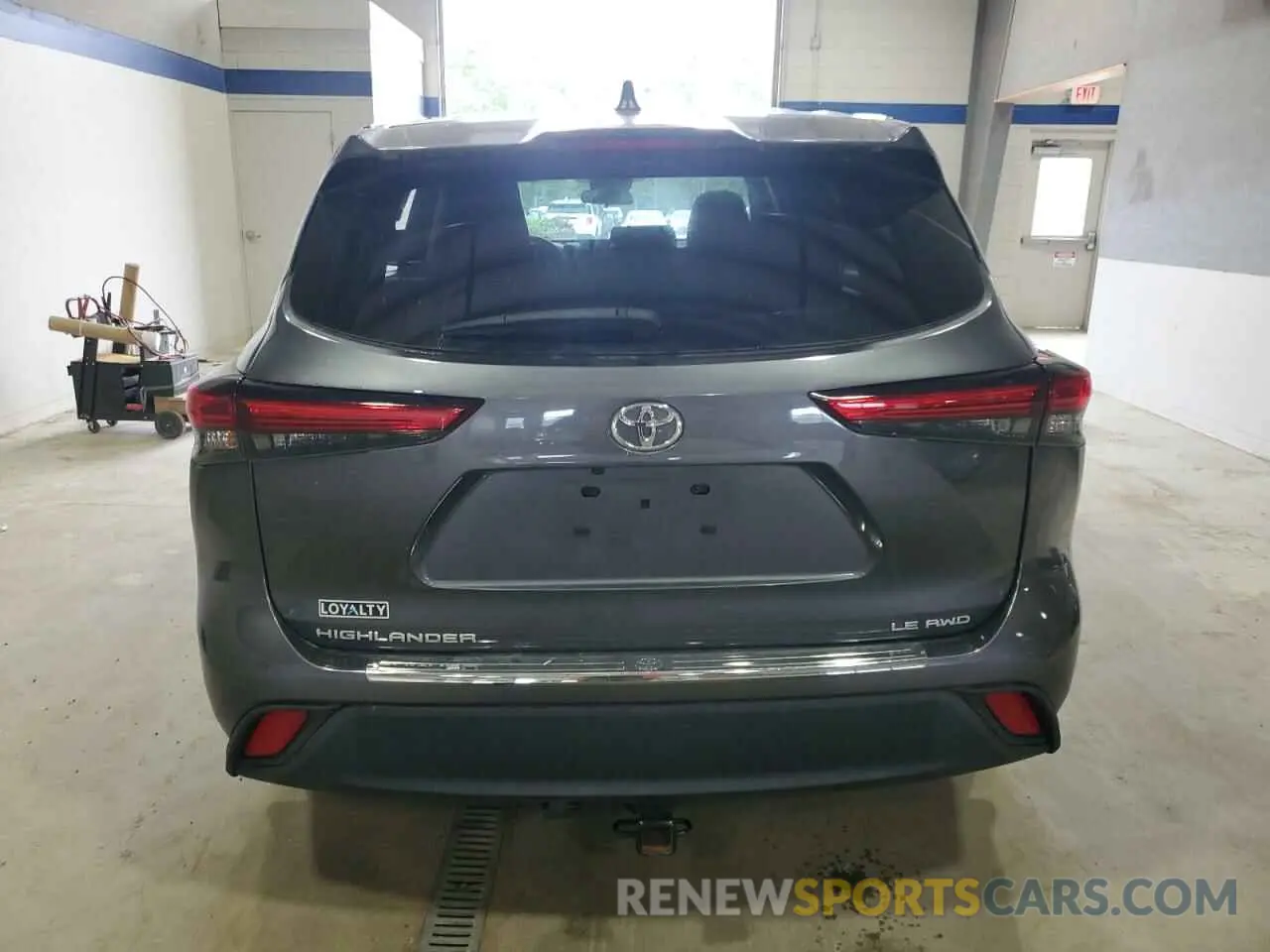 6 Фотография поврежденного автомобиля 5TDBZRBH8NS596792 TOYOTA HIGHLANDER 2022