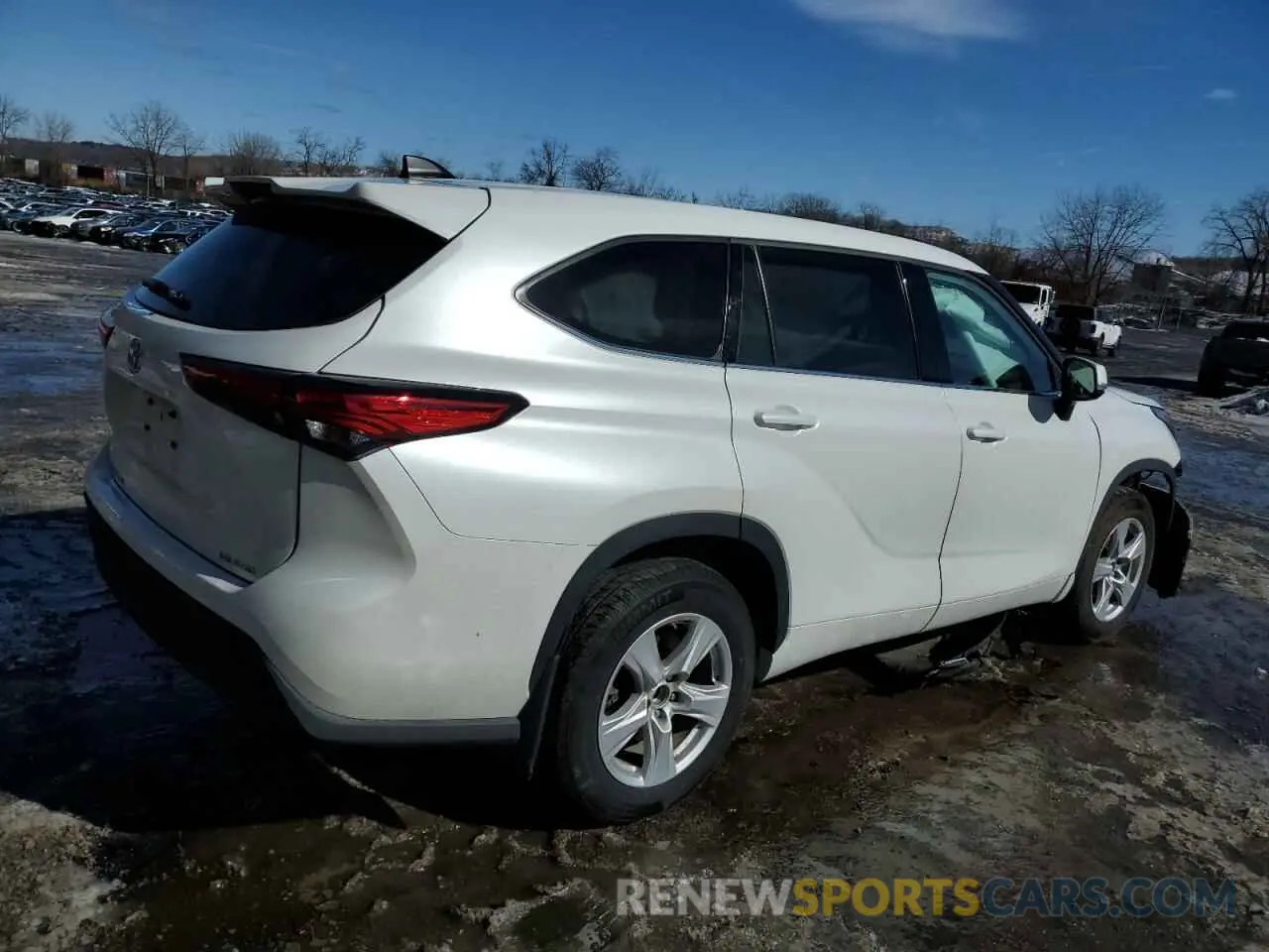 3 Фотография поврежденного автомобиля 5TDBZRBHXNS251845 TOYOTA HIGHLANDER 2022