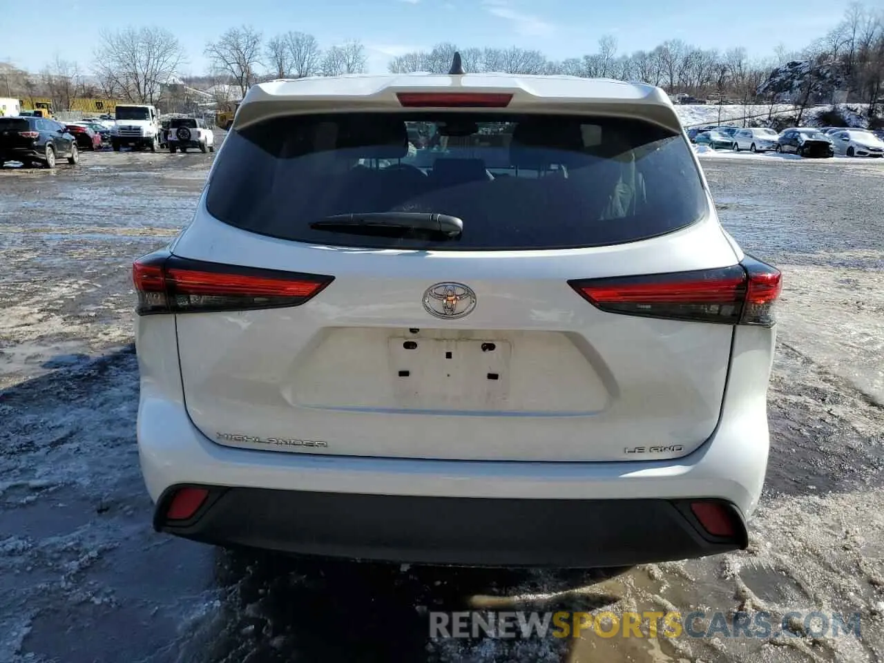 6 Фотография поврежденного автомобиля 5TDBZRBHXNS251845 TOYOTA HIGHLANDER 2022