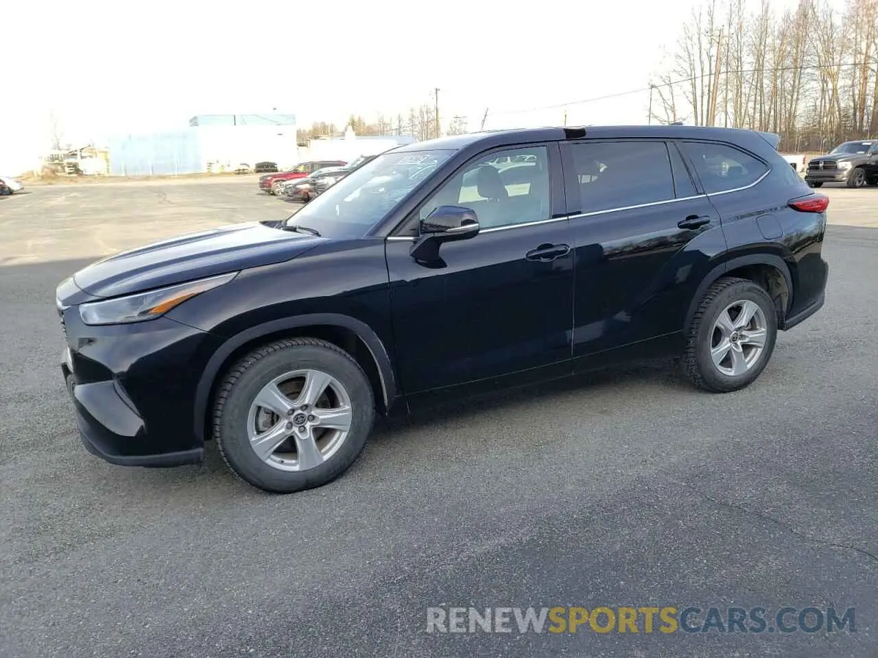 1 Photograph of a damaged car 5TDCZRAH2NS112797 TOYOTA HIGHLANDER 2022