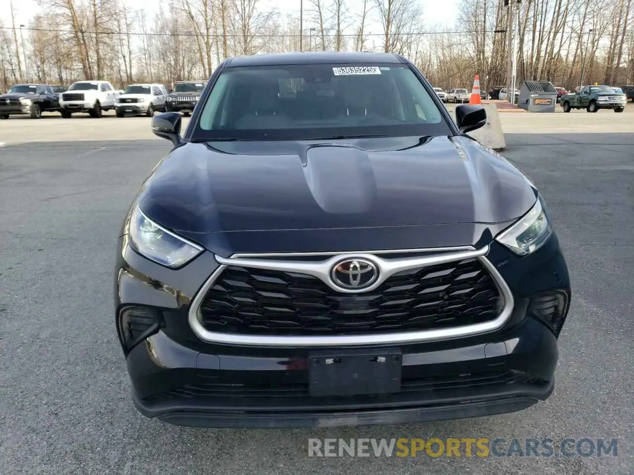 5 Photograph of a damaged car 5TDCZRAH2NS112797 TOYOTA HIGHLANDER 2022