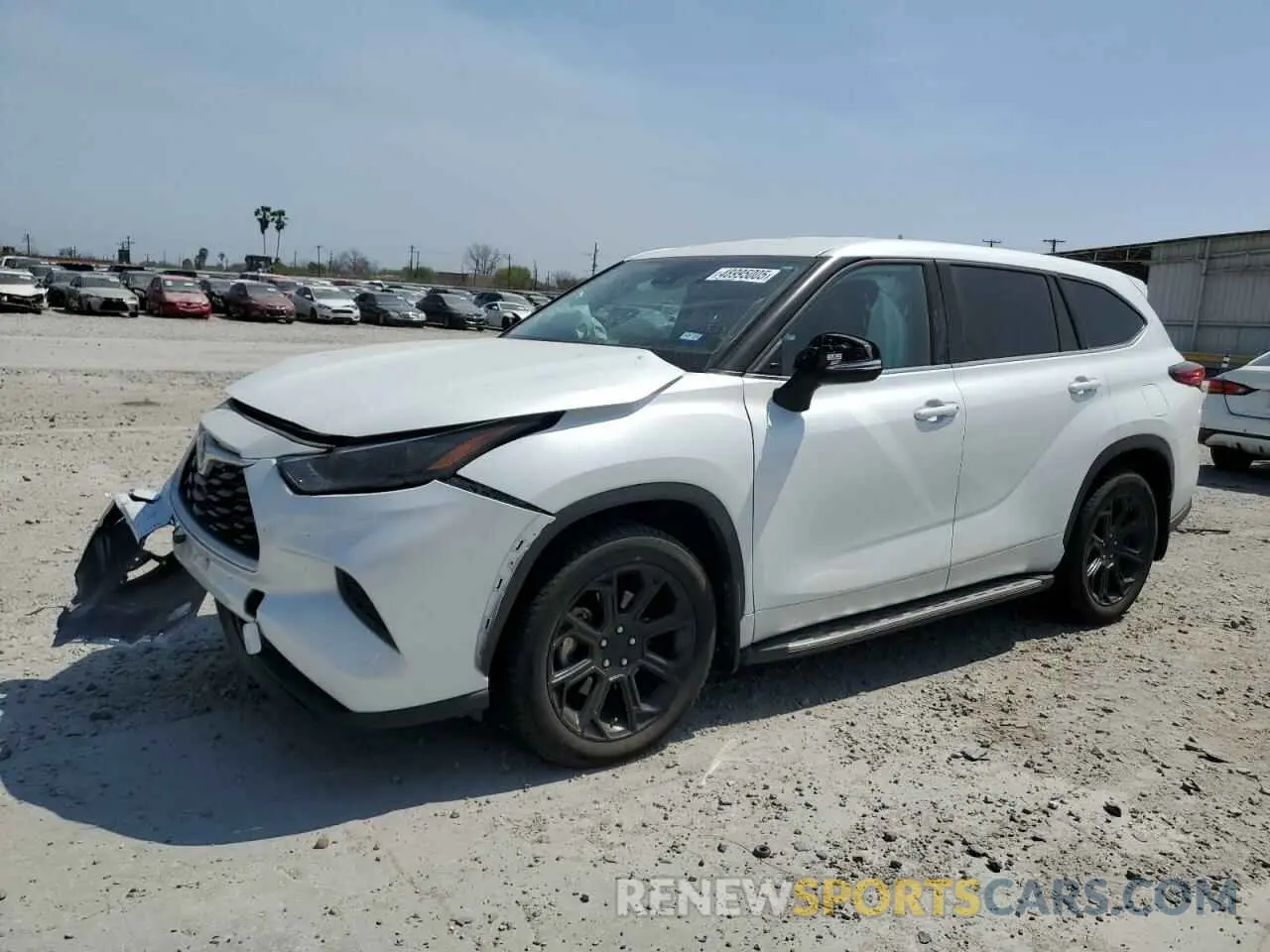 1 Photograph of a damaged car 5TDCZRAH8NS559649 TOYOTA HIGHLANDER 2022