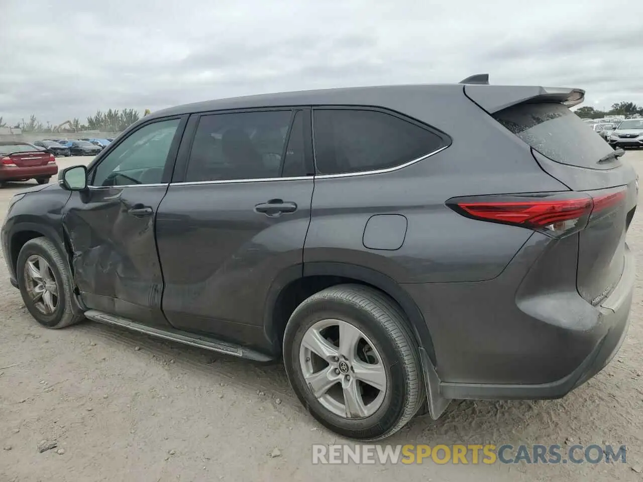 2 Фотография поврежденного автомобиля 5TDCZRAH9NS551804 TOYOTA HIGHLANDER 2022