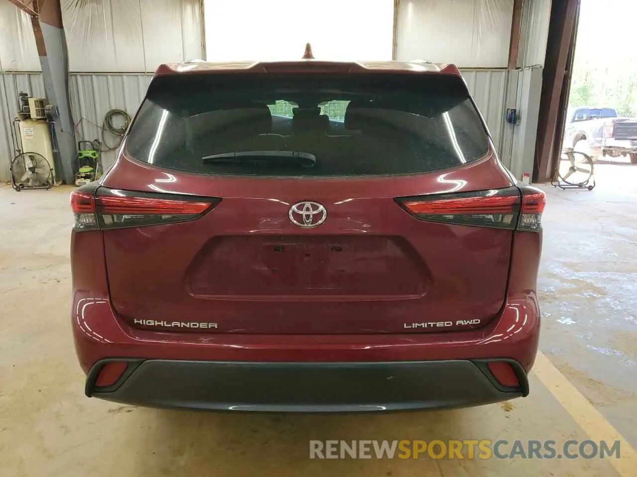 6 Photograph of a damaged car 5TDDZRBH2NS190452 TOYOTA HIGHLANDER 2022