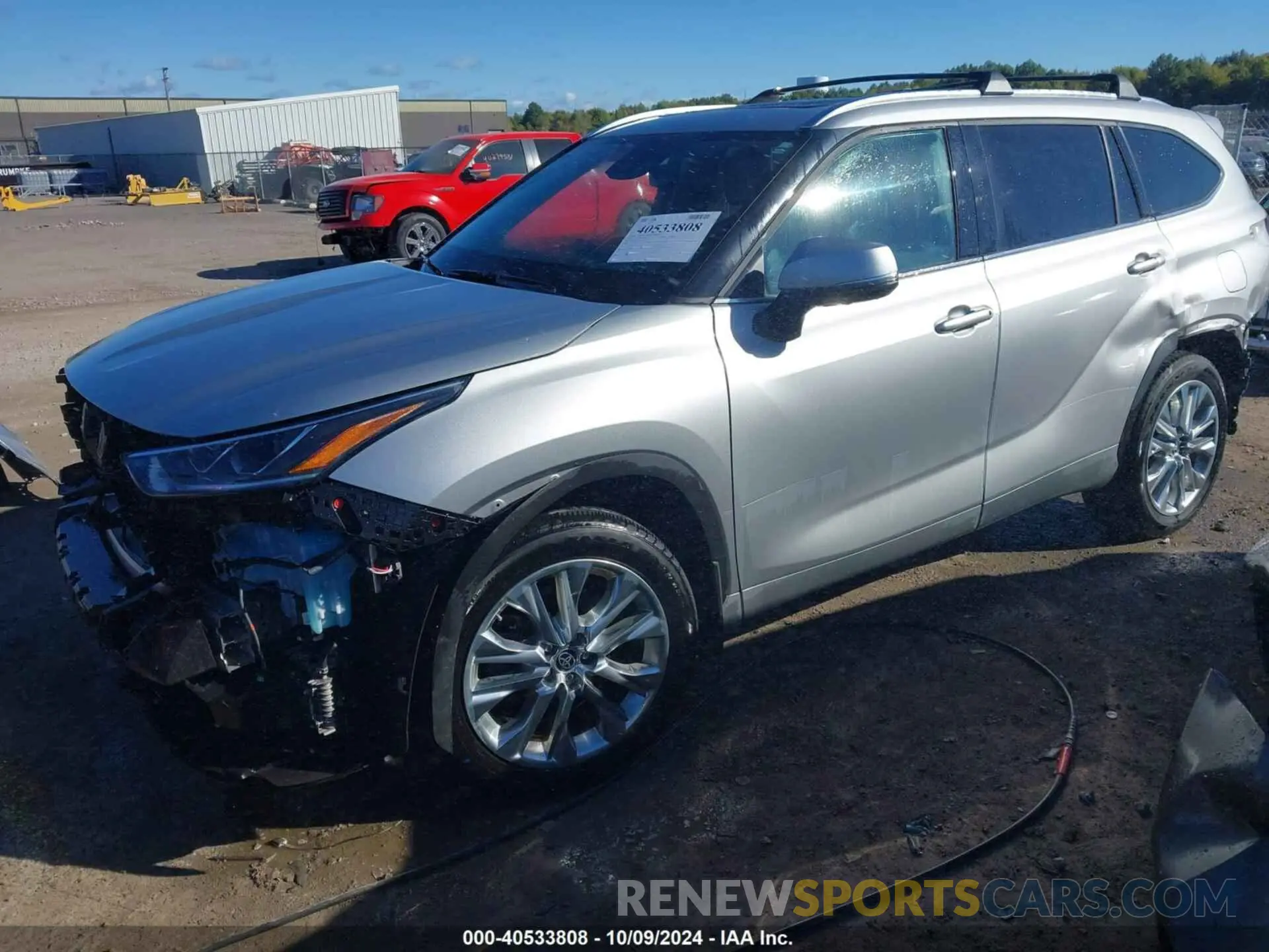 2 Photograph of a damaged car 5TDDZRBH2NS218590 TOYOTA HIGHLANDER 2022