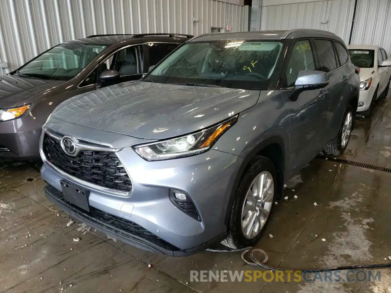 2 Фотография поврежденного автомобиля 5TDDZRBH5NS209270 TOYOTA HIGHLANDER 2022