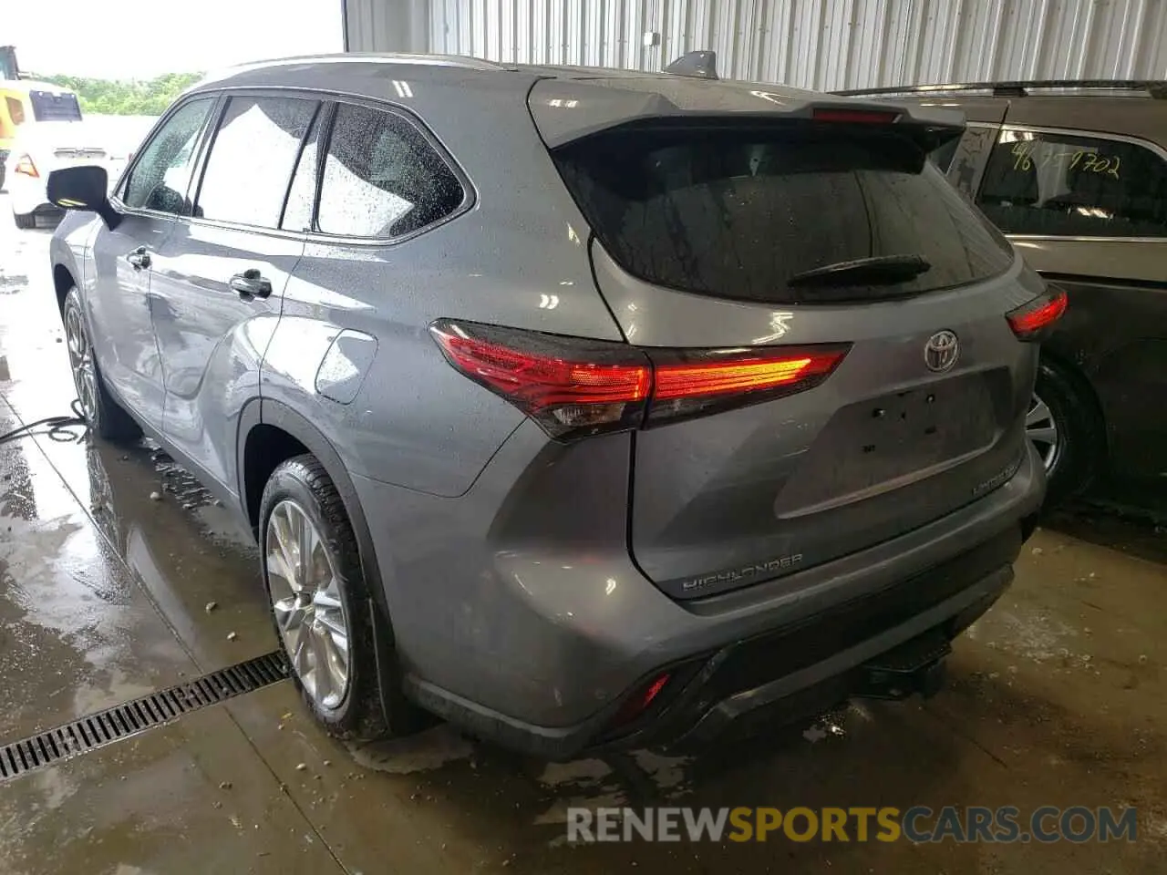 3 Фотография поврежденного автомобиля 5TDDZRBH5NS209270 TOYOTA HIGHLANDER 2022