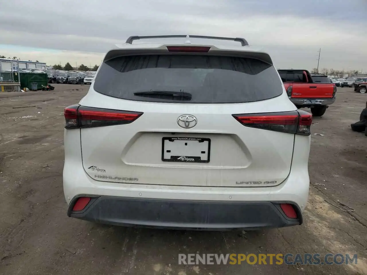 6 Фотография поврежденного автомобиля 5TDDZRBH6NS593432 TOYOTA HIGHLANDER 2022