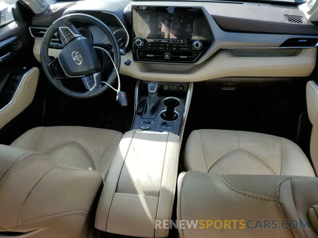 8 Фотография поврежденного автомобиля 5TDDZRBH7NS198269 TOYOTA HIGHLANDER 2022