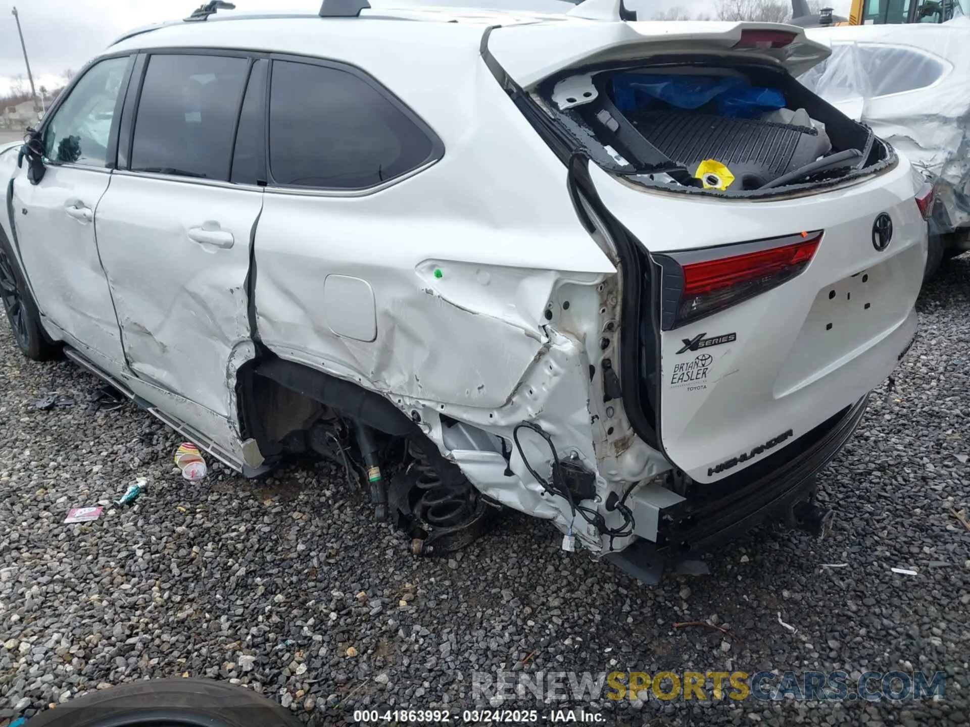 6 Фотография поврежденного автомобиля 5TDDZRBH9NS570565 TOYOTA HIGHLANDER 2022