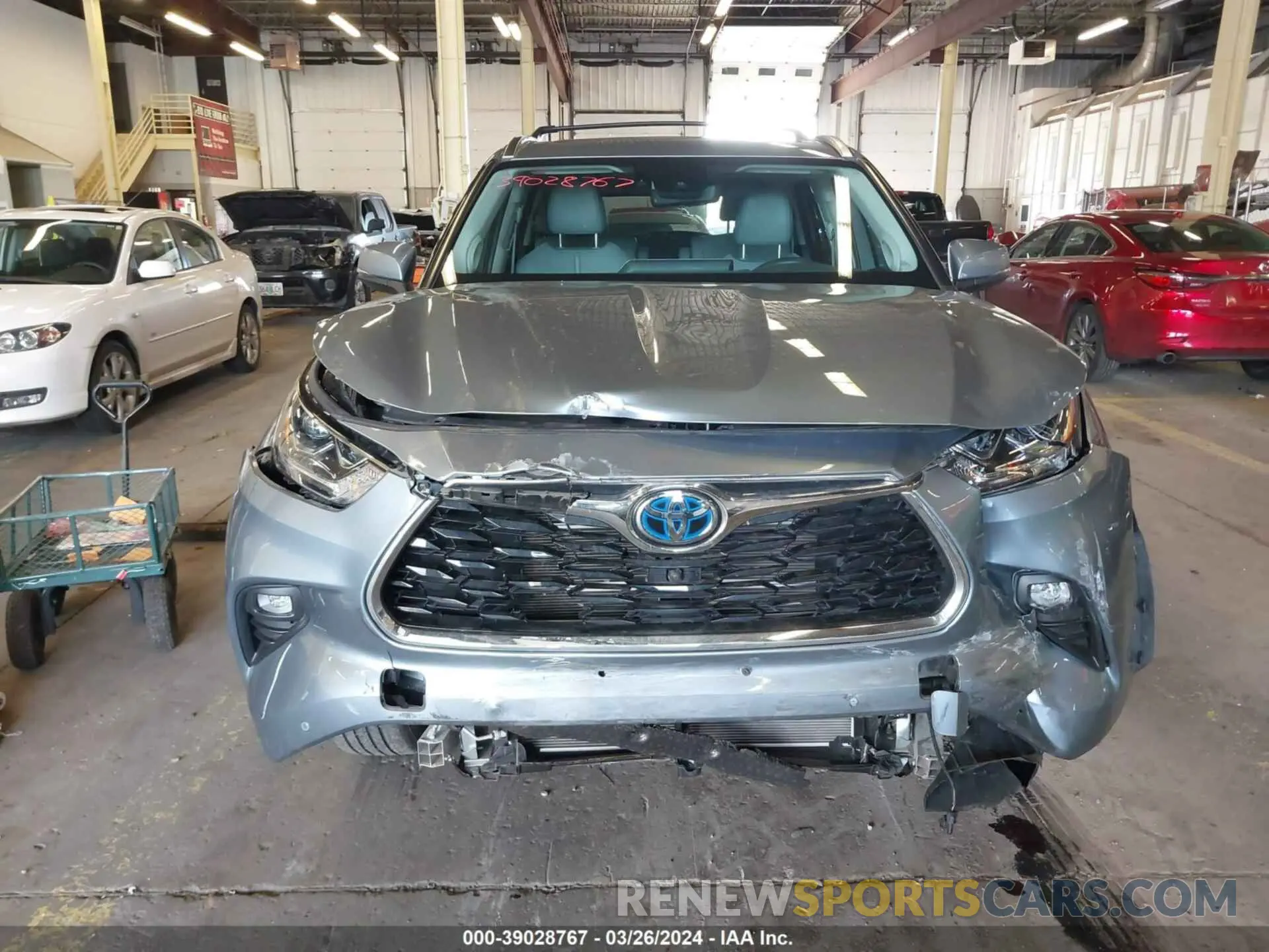 13 Фотография поврежденного автомобиля 5TDEBRCH2NS085496 TOYOTA HIGHLANDER 2022