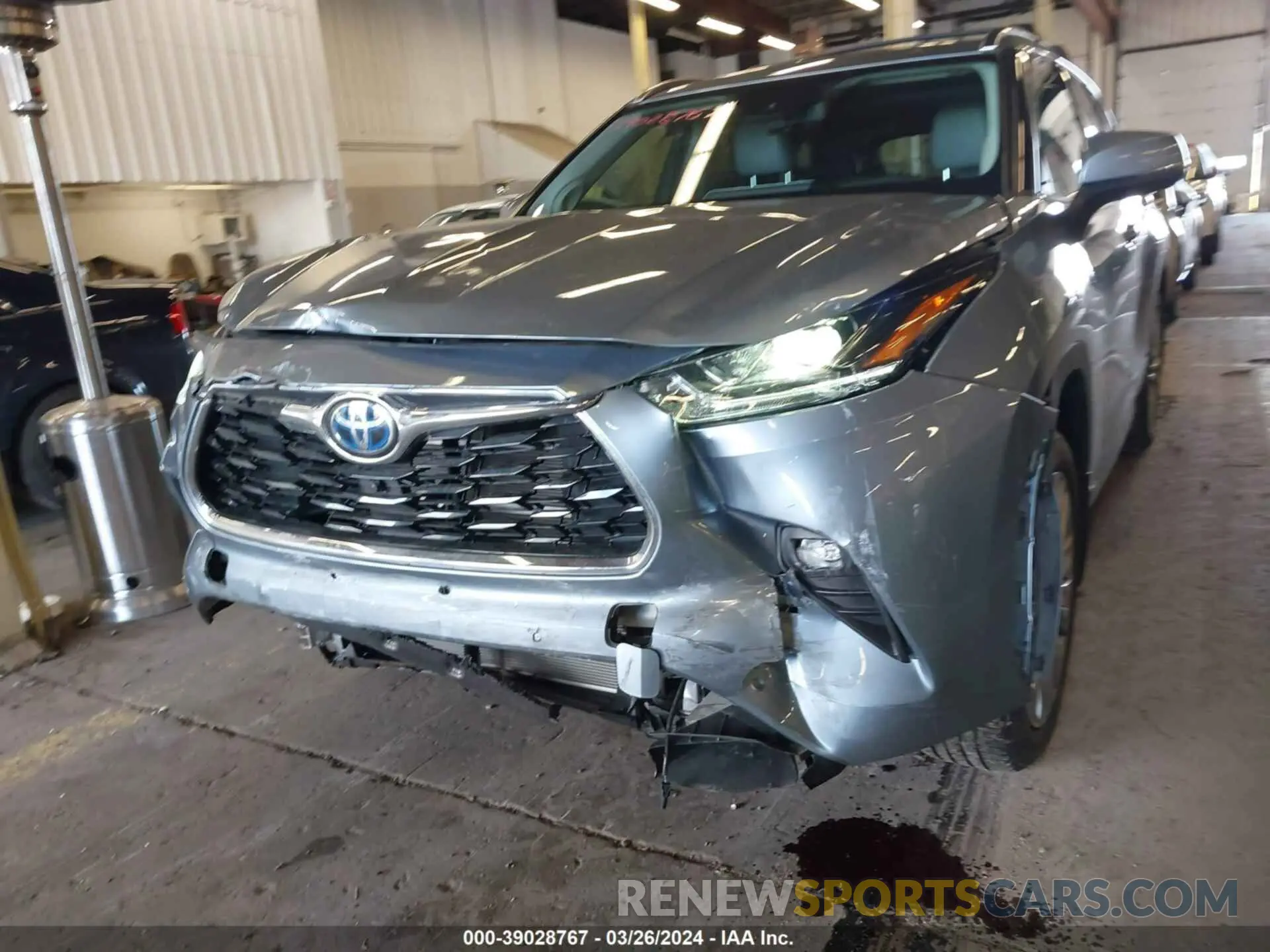 20 Фотография поврежденного автомобиля 5TDEBRCH2NS085496 TOYOTA HIGHLANDER 2022
