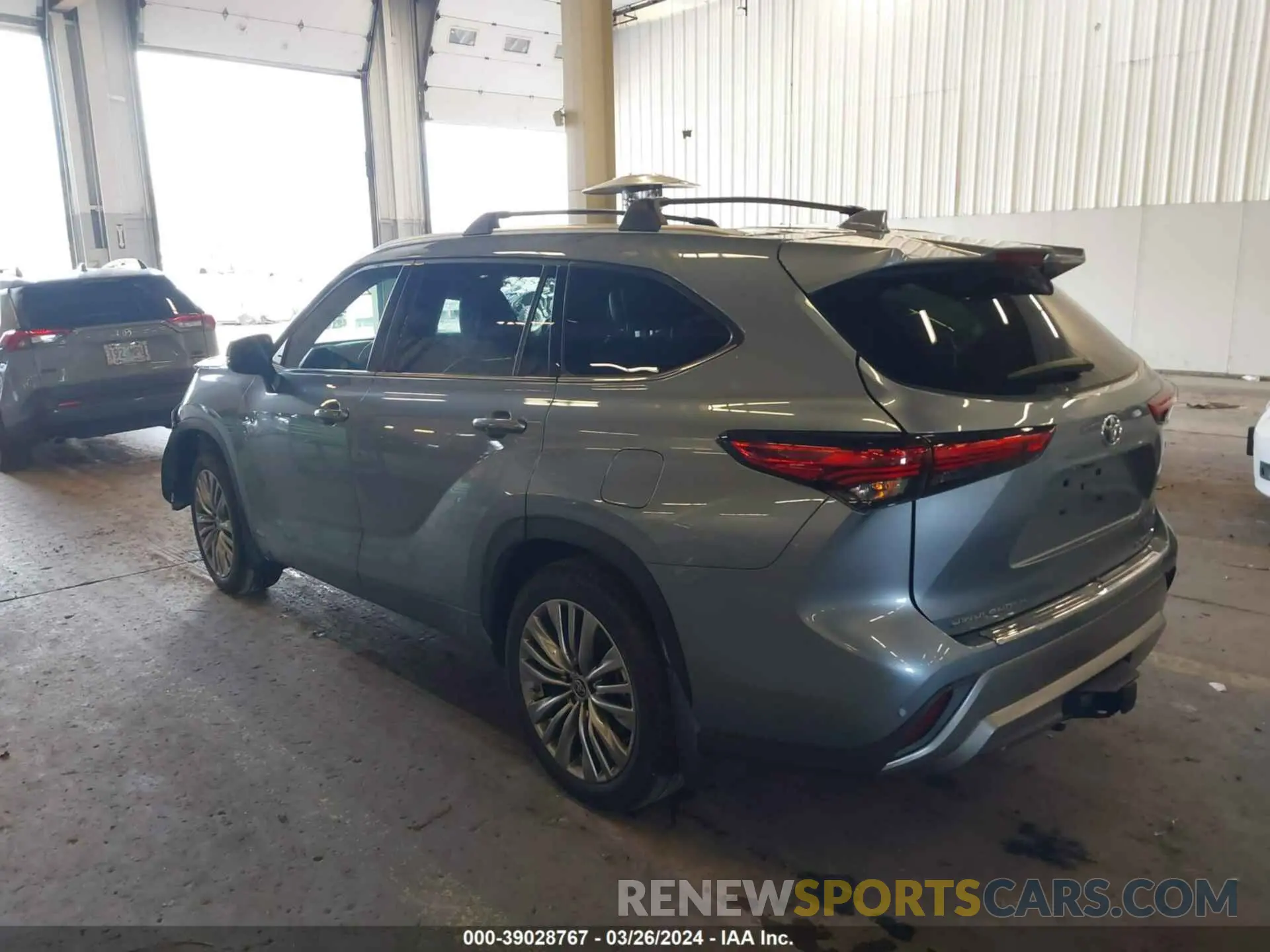 3 Фотография поврежденного автомобиля 5TDEBRCH2NS085496 TOYOTA HIGHLANDER 2022
