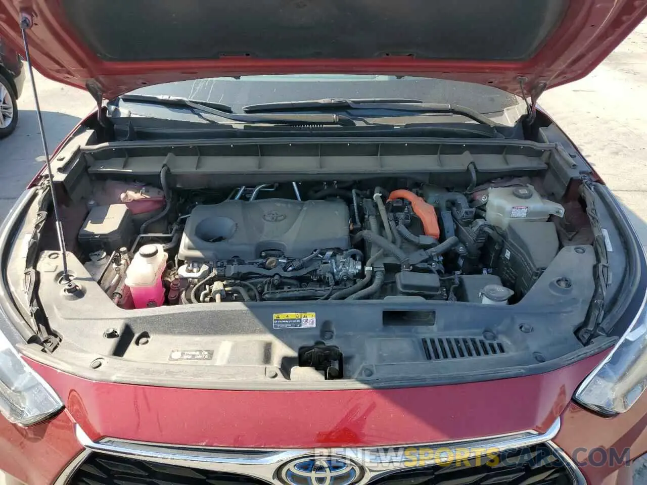 12 Фотография поврежденного автомобиля 5TDEBRCH3NS083224 TOYOTA HIGHLANDER 2022