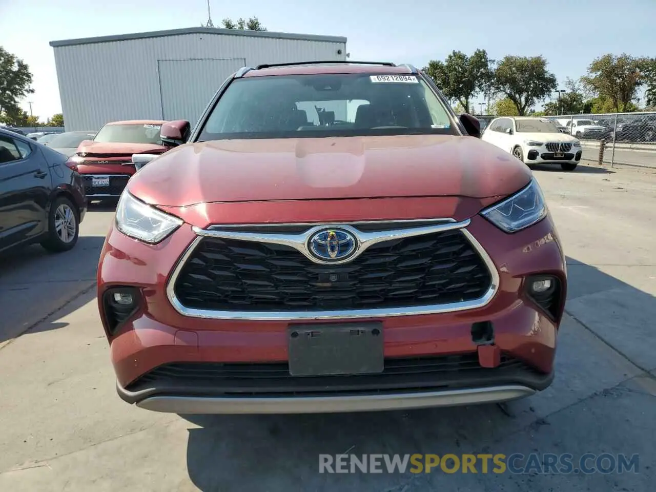 5 Фотография поврежденного автомобиля 5TDEBRCH3NS083224 TOYOTA HIGHLANDER 2022