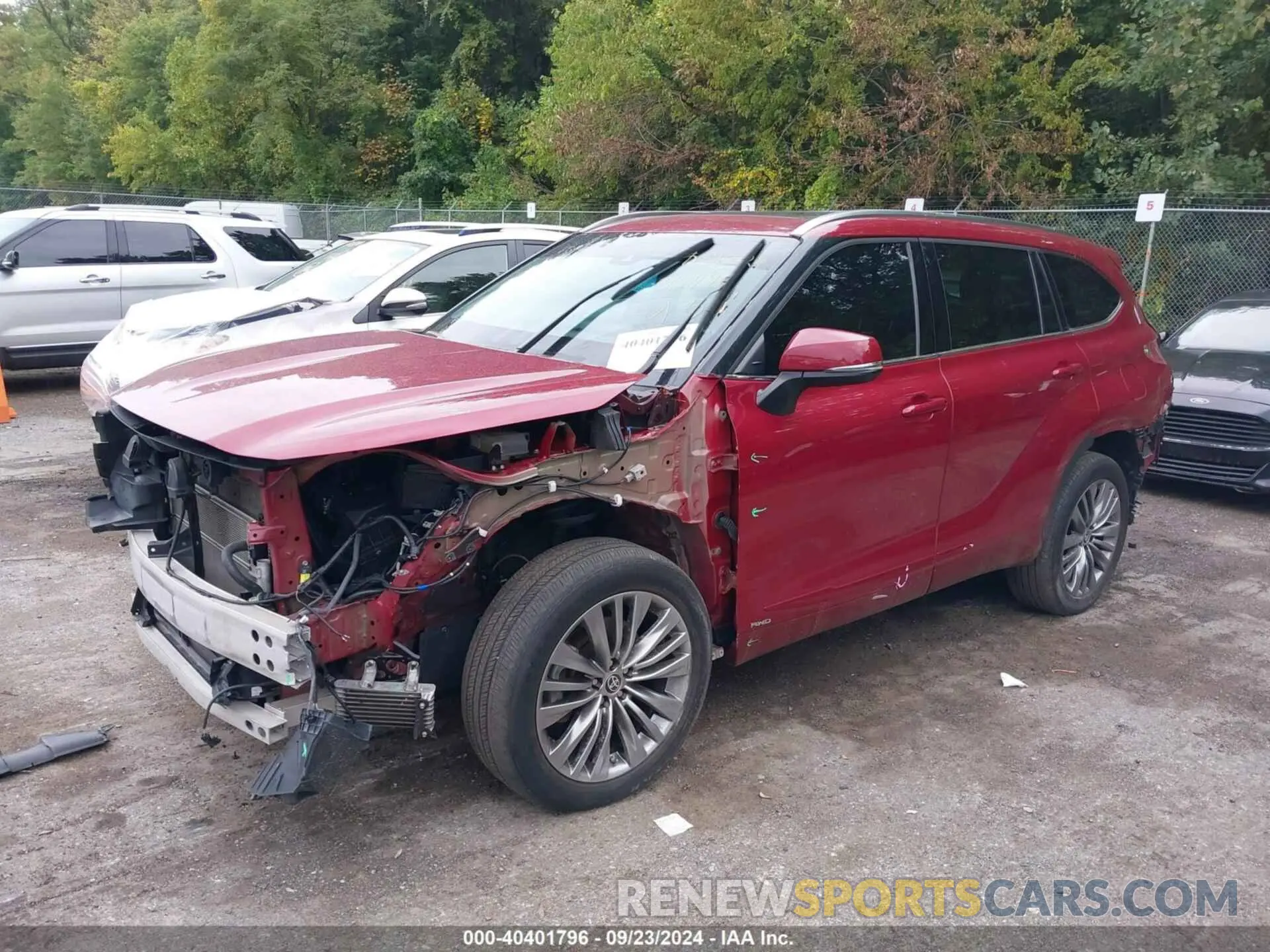 2 Photograph of a damaged car 5TDEBRCH4NS073270 TOYOTA HIGHLANDER 2022