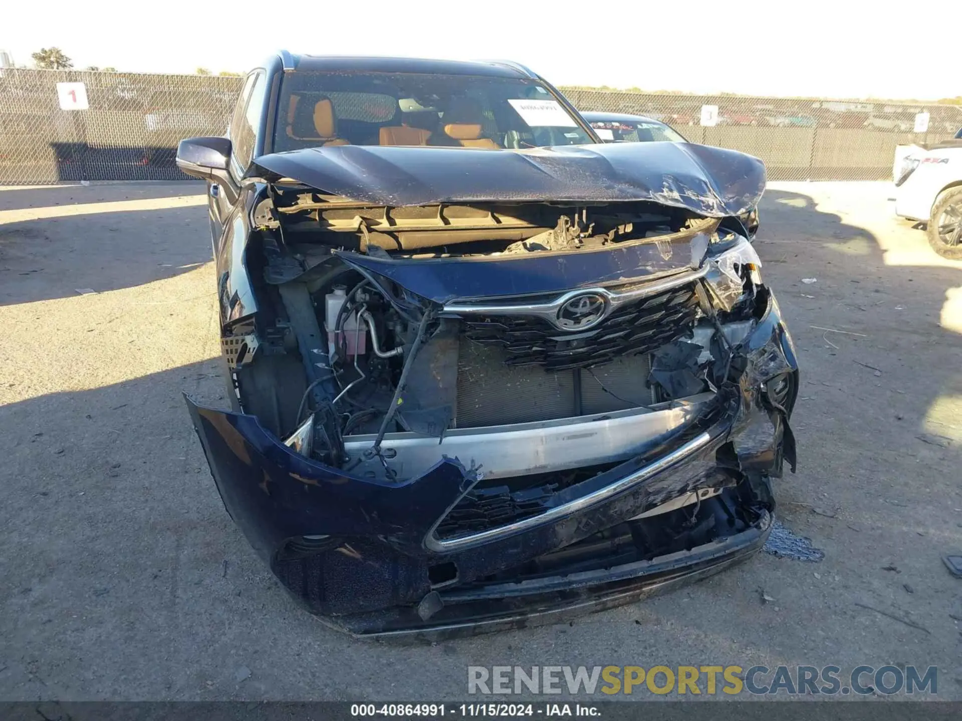 6 Photograph of a damaged car 5TDFZRAH1NS121603 TOYOTA HIGHLANDER 2022