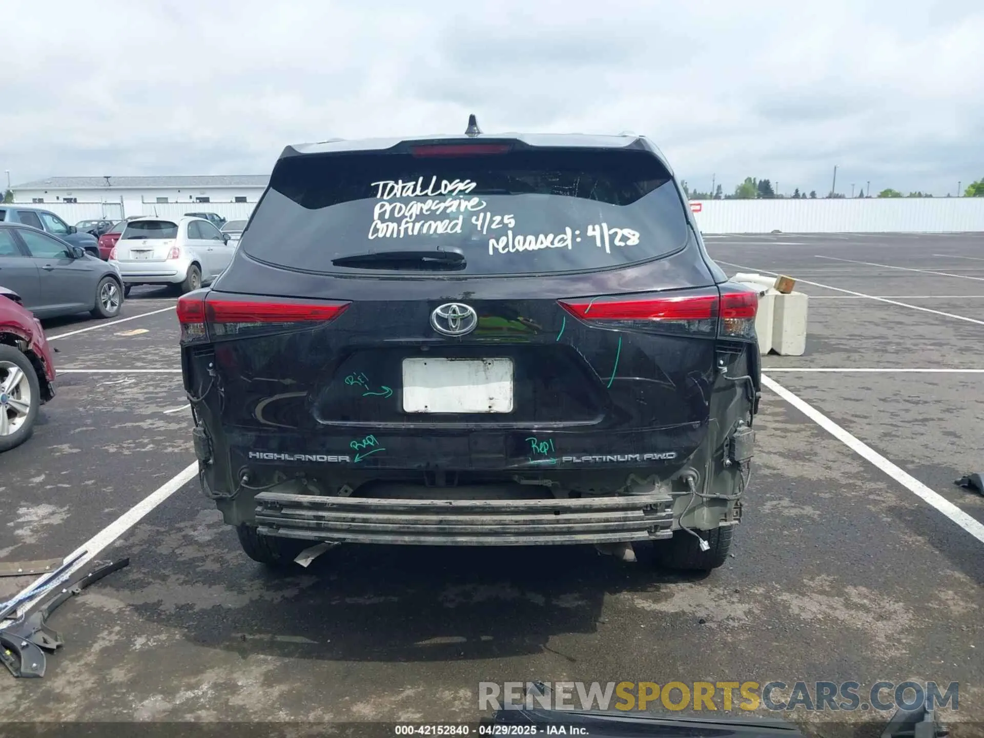 17 Фотография поврежденного автомобиля 5TDFZRBH4NS234086 TOYOTA HIGHLANDER 2022