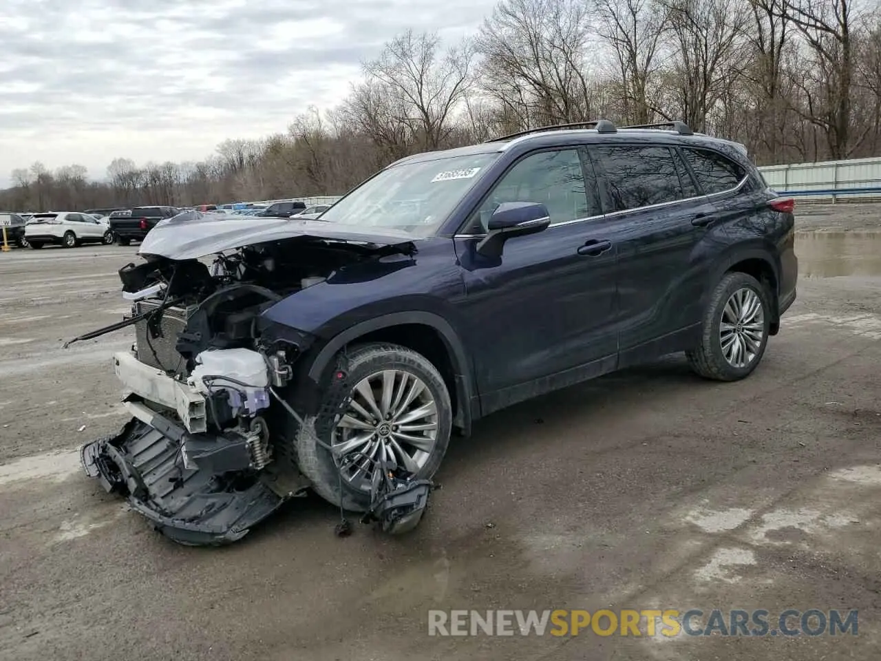 1 Photograph of a damaged car 5TDFZRBHXNS233721 TOYOTA HIGHLANDER 2022
