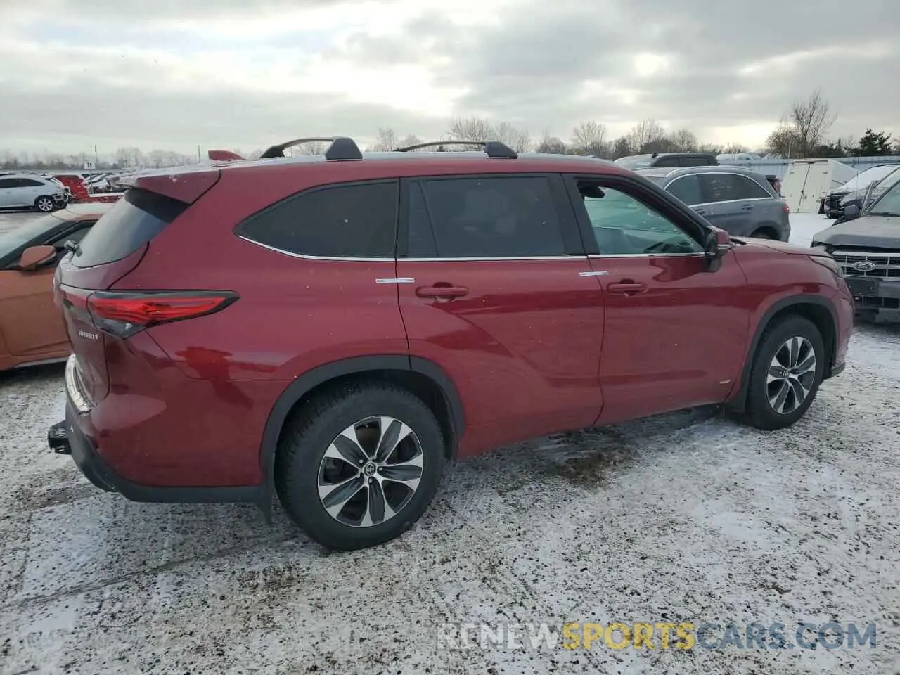 3 Фотография поврежденного автомобиля 5TDGBRCH2NS537777 TOYOTA HIGHLANDER 2022