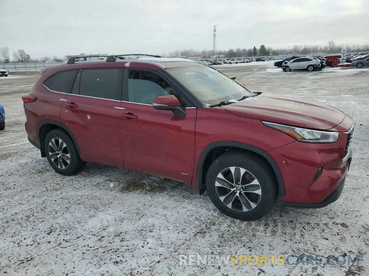 4 Фотография поврежденного автомобиля 5TDGBRCH2NS537777 TOYOTA HIGHLANDER 2022