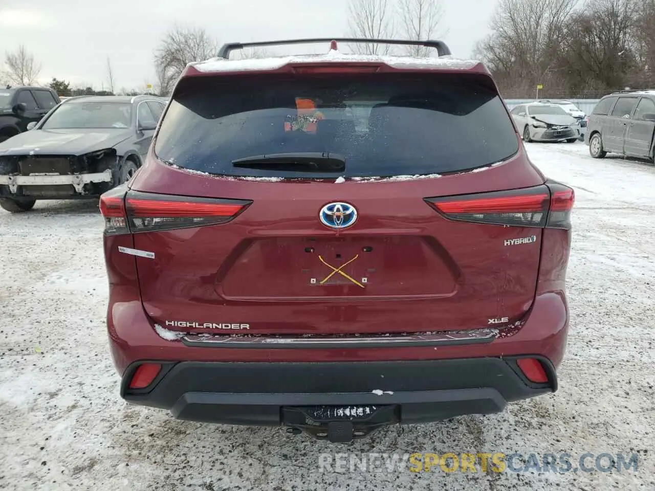 6 Фотография поврежденного автомобиля 5TDGBRCH2NS537777 TOYOTA HIGHLANDER 2022