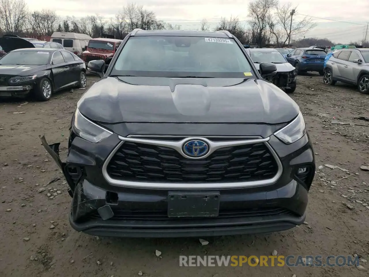 5 Photograph of a damaged car 5TDGBRCH2NS554661 TOYOTA HIGHLANDER 2022