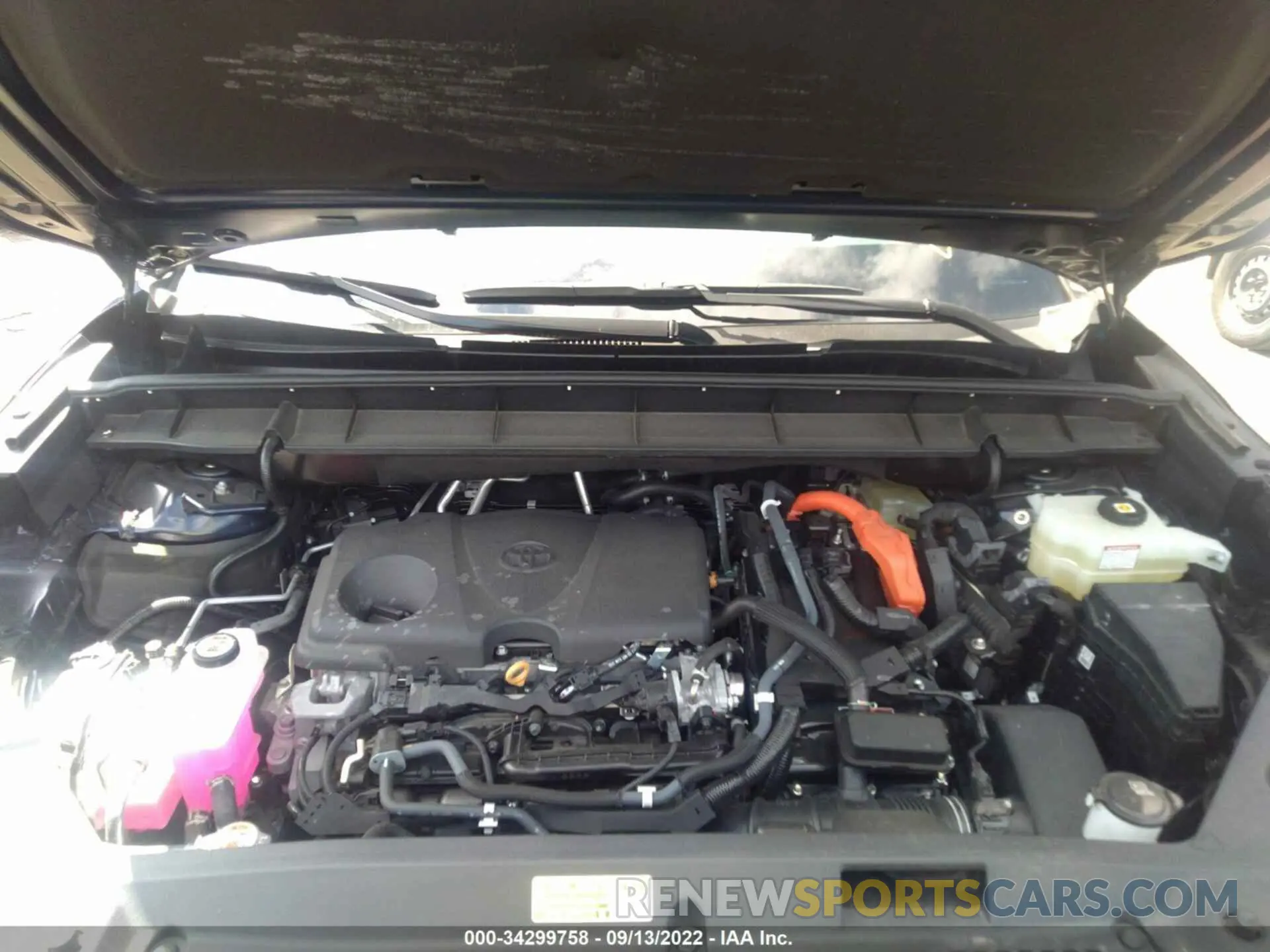 10 Фотография поврежденного автомобиля 5TDGBRCH4NS543953 TOYOTA HIGHLANDER 2022
