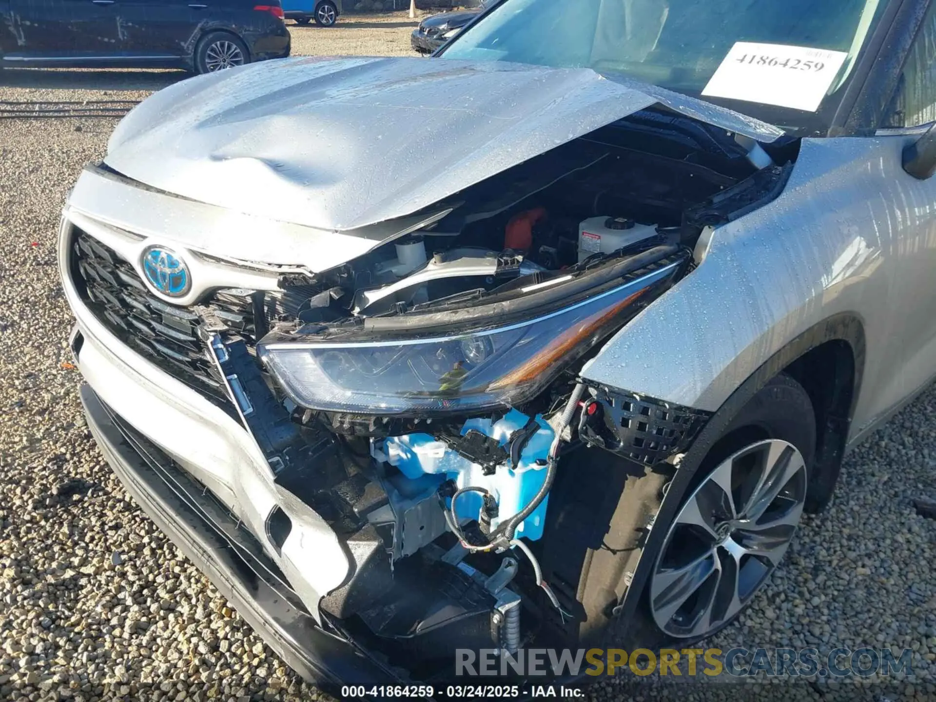 6 Photograph of a damaged car 5TDGBRCH4NS561319 TOYOTA HIGHLANDER 2022