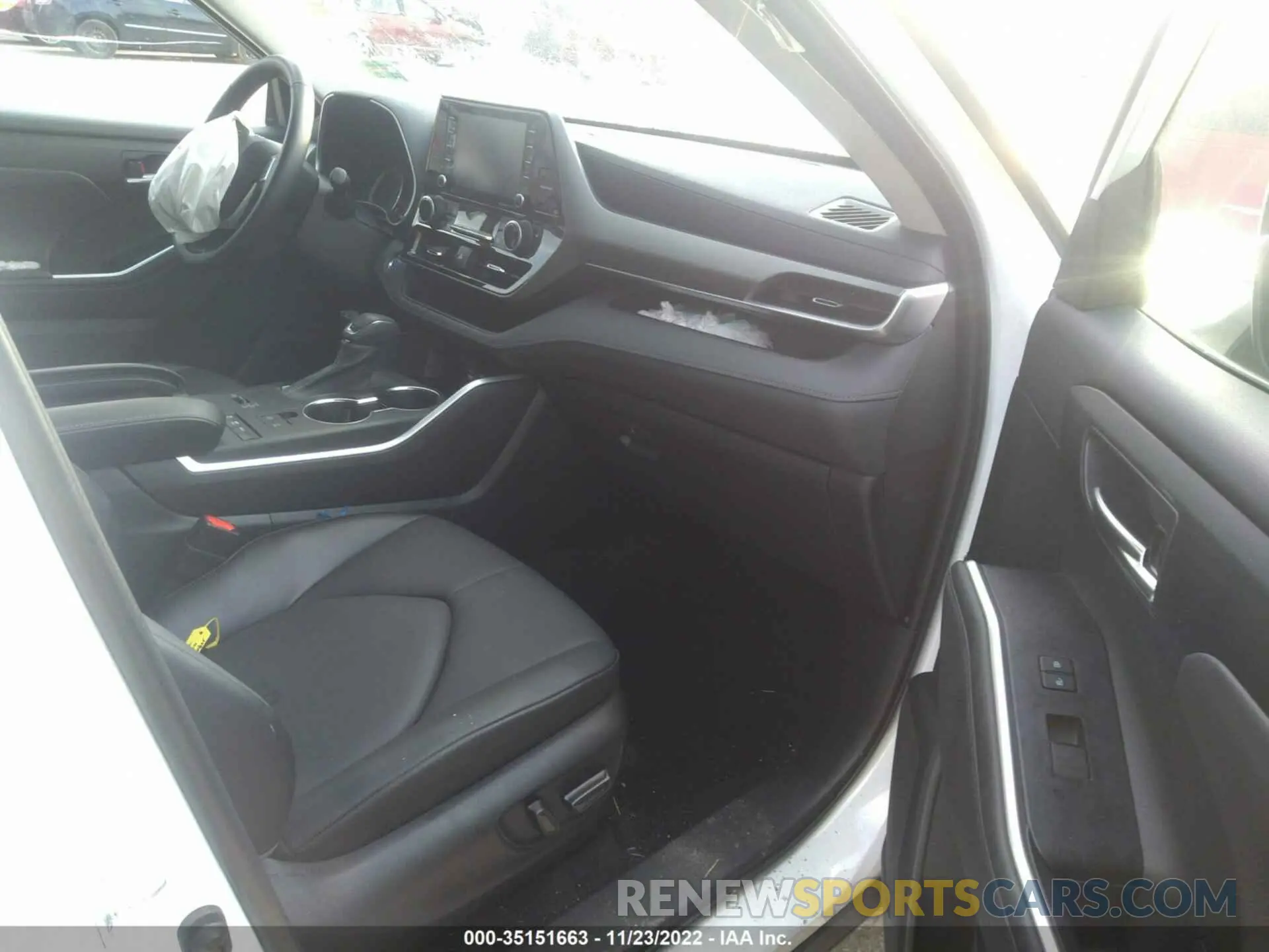 5 Фотография поврежденного автомобиля 5TDGBRCH5NS555335 TOYOTA HIGHLANDER 2022