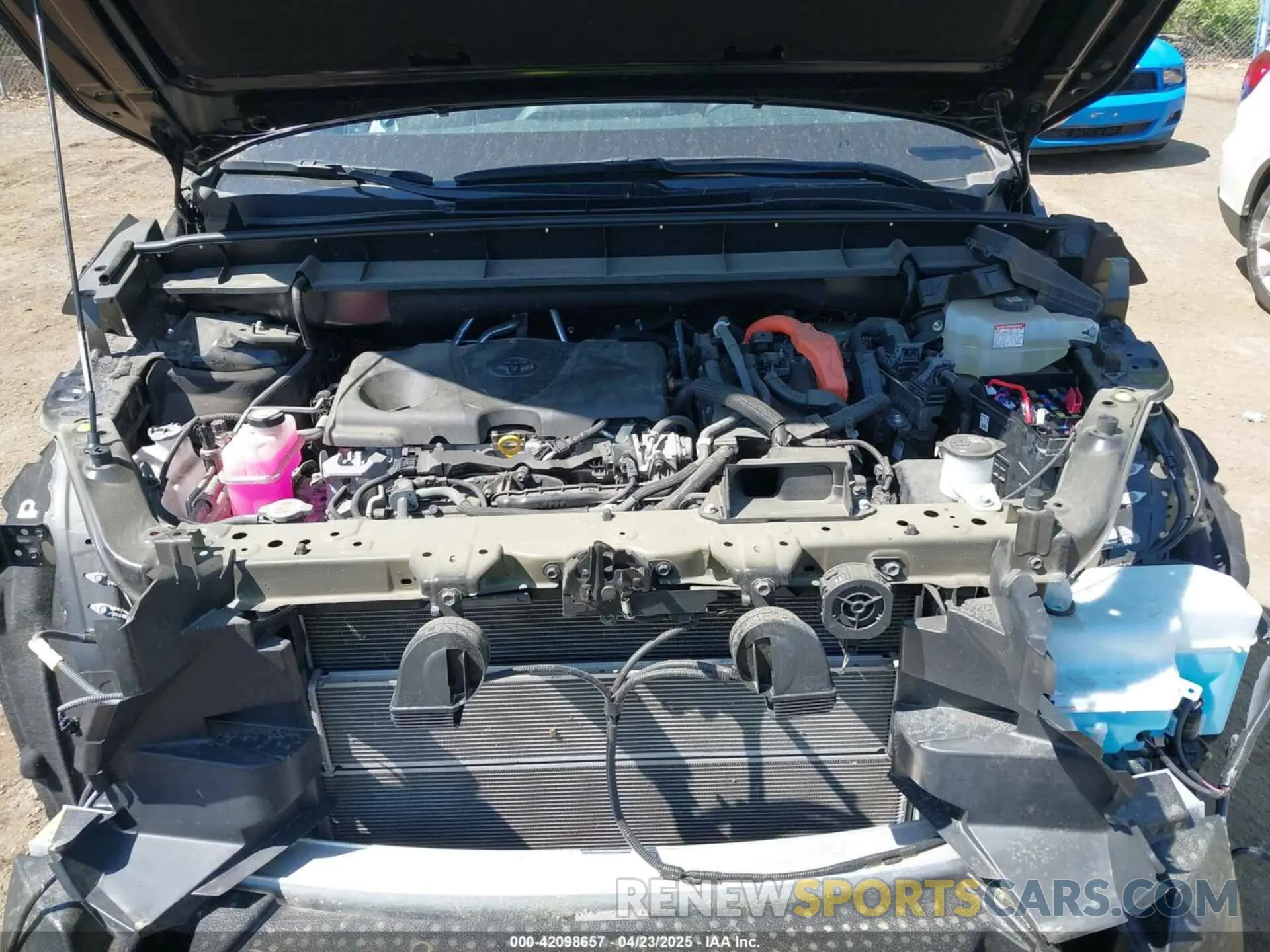 10 Фотография поврежденного автомобиля 5TDGBRCHXNS545867 TOYOTA HIGHLANDER 2022