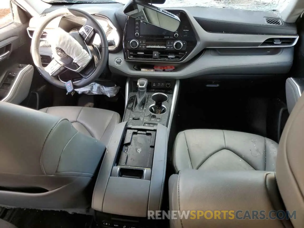 8 Фотография поврежденного автомобиля 5TDGZRAH2NS140715 TOYOTA HIGHLANDER 2022