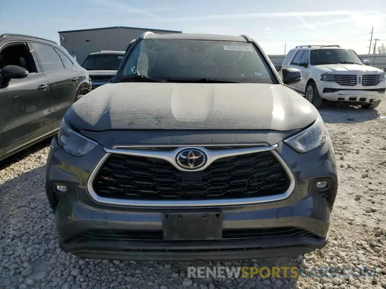 5 Photograph of a damaged car 5TDGZRAH2NS546672 TOYOTA HIGHLANDER 2022
