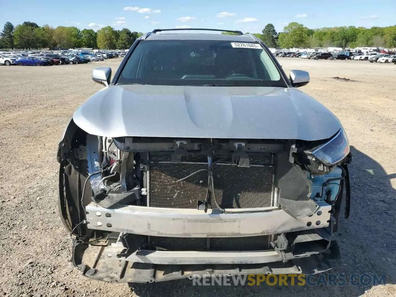 5 Photograph of a damaged car 5TDGZRAH3NS115418 TOYOTA HIGHLANDER 2022