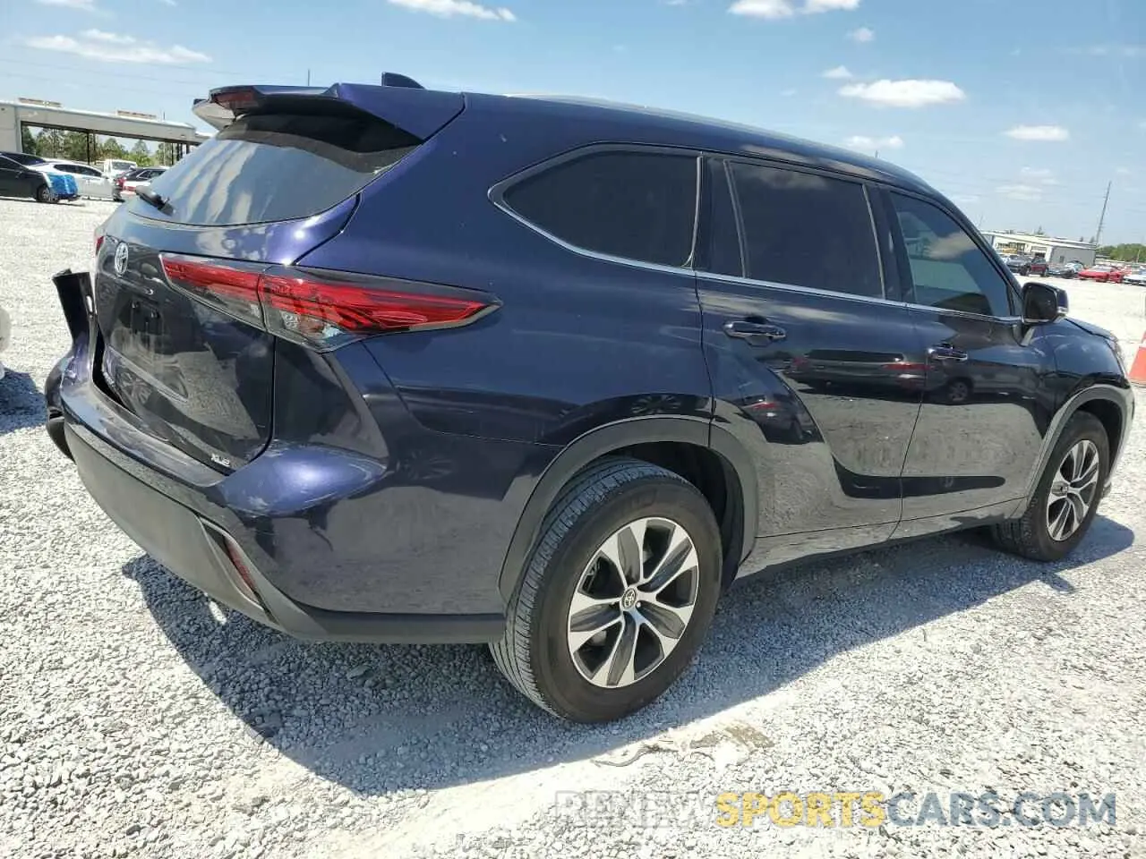 3 Фотография поврежденного автомобиля 5TDGZRAH4NS102001 TOYOTA HIGHLANDER 2022